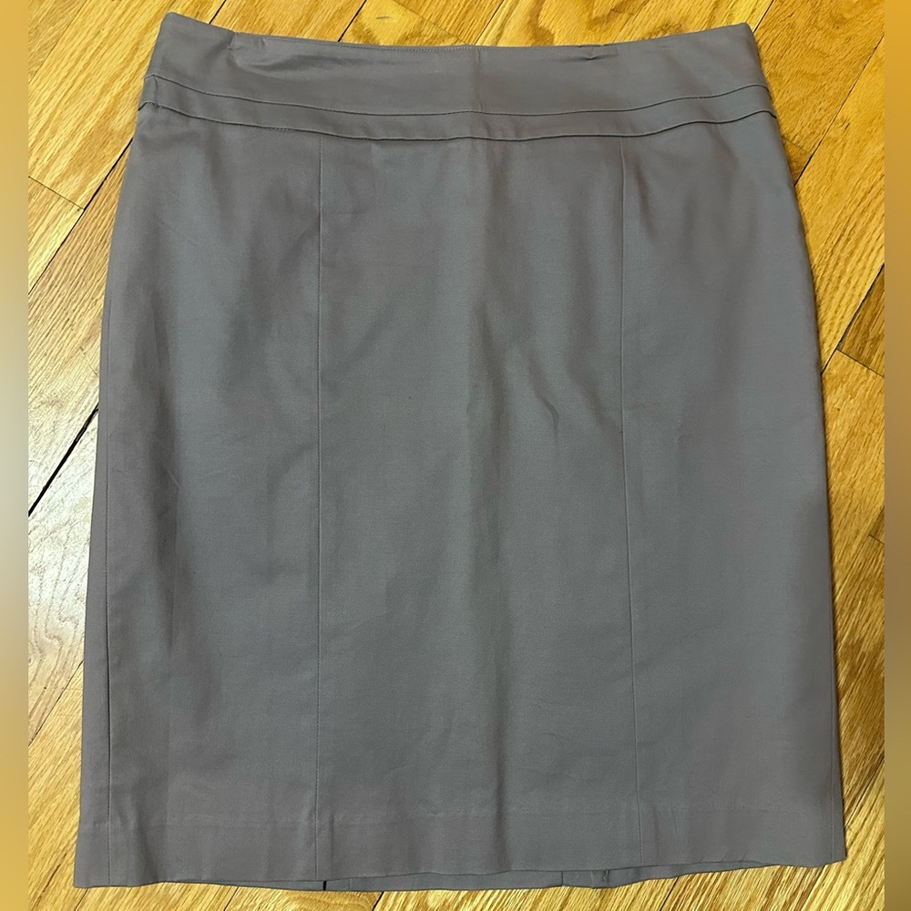 LOFT Charcoal Pencil Skirt